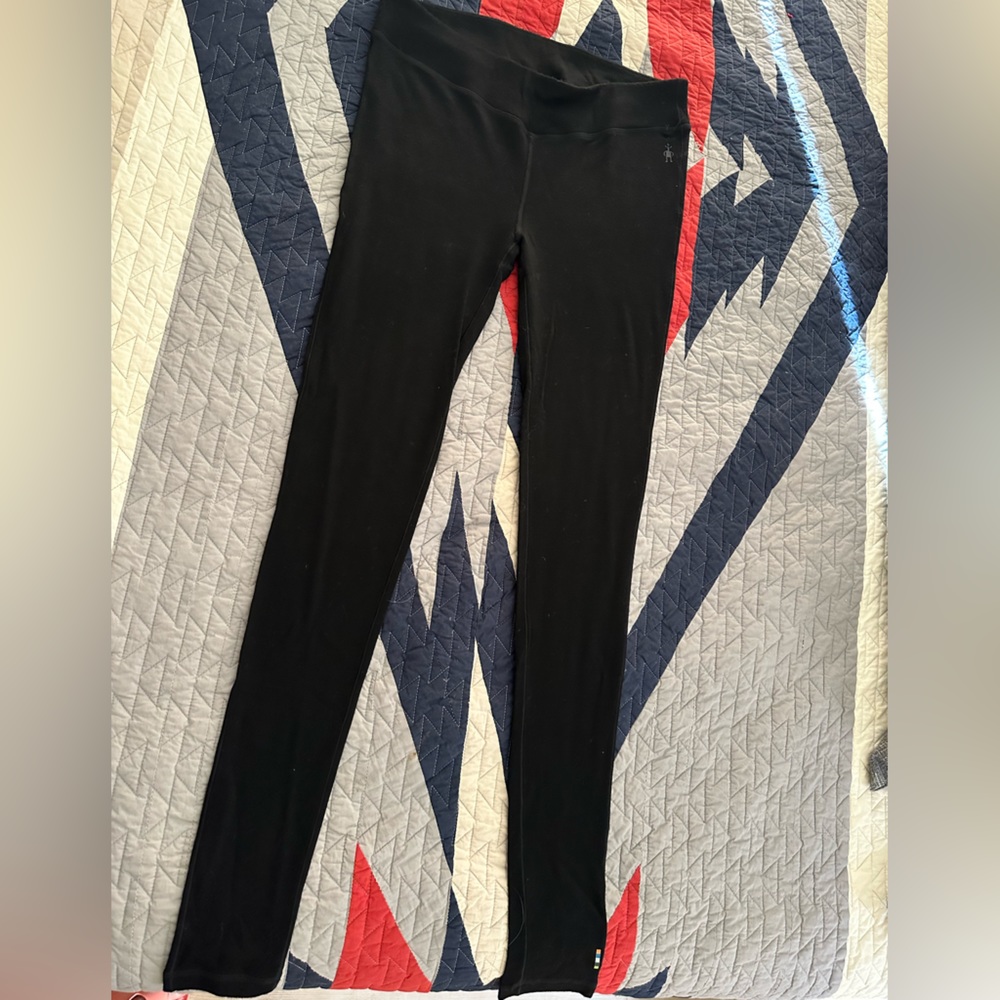 Women’s Smartwool long black pants Large L